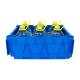 Eco-Friendly HDPE Material Nestable and Stackable Plastic Crate for Logistic Storage