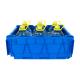 Tourtop Plastic Fruit Crate for Food Transport Container OEM Acceptable 600x400x325mm