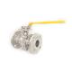 Stainless Steel 304 Sanitary Two Piece Ball Valve With Handle