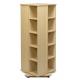 4 Sides Books Cabinet Home Display Rack MDF Spinner Storage W50 X D50 X H176cm