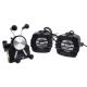 5V 2A Rechargeable Motorcycle Speakers , CE Motorbike Audio System