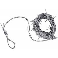 High Tensile Security Barbed Wire Zinc Coating Keep Away Cattle Prohibit Crossing