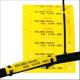 Yellow PUR Heat Shrink Cable Markers Wire Labels 30mpa