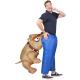 Man Eating Bull Dog Adult Inflatable Costumes Artificial Realistic Animatronic