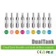 Dualtank clearomizer pyrex glass tube