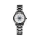 OEM Fashion 34mm Snowflake Ladies Skeleton Watch Custom With Chronograph