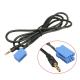 Male-Female VGA Cables Waterproof DC Power Jack Adapter for Audio Video Wiring Harness