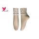 Floral Lace White Women'S Fishnet Ankle Socks / Pantyhose Ankle Socks
