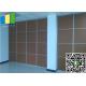 Acoustical Operable Hotel Folding Partition Walls 2.56 Inches Manual
