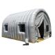 light grey carpsa hinchabls inflatable garage tent with transparent window