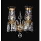 W350mm*H480mm Metal Crystal Baccarat Wall Lamp For House Decor