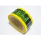 PET Material Security Seal Tape Easy Tearing Logo Print With Perforation