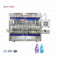 6 8 Head Bottle Filling And Capping Machine Flat Paste Liquid Filling Machine