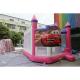 Pink Cars Inflatable Jumping Bounce House With Printing For Toddler