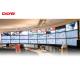 Digital Wall Mounted Video Wall , Advertising 500 Nits Brightness Seamless LCD Video Wall