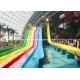 4 Lanes GRP Custom Water Slides / Amusement Park Water Slides for Adults