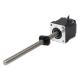 80 Degree Temperature Rise Linear Stepper Motor With Lead Screw for CNC Machines