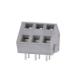 135Deg Double Row Wiring Screwless Terminal Block Grey For Secure Quick Connect