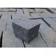 Natural Split Black Outdoor Paving Stones , Granite Grey Black Paving Stones