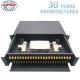 Rack Mountable 48 Cores ODF Optical Distribution Frame , Fiber Distribution Cabinet
