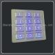 Stainless Steel Backlit Numeric Keypad 12 Buttons Type With Usb Interface