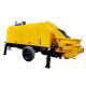 Diesel Hydraulic Trailer Construction Concrete Pump 420L Oil Tank Capacity