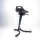 Anti Static Standing Desk Stool Fixed Foot Support Black PU Bubbling Texture