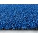 Multi Usage 16mm Artificial Grass Carpet Rug 5/32 Gauge Blue Synthetic Grass Tennis
