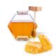 4oz Hexagonal Empty Honey Jars Bulk Food Grade With Wooden Lids