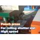 Servo Feeding Punching Shutter Door Roll Forming Machine For Perforated Shutter Profiles