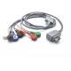 Borsam ITengo+ Snap AHA Holter 5 Lead Ecg Cable TPU Materials