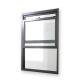Upgrade to 1 Unit American Style 48 by 36 Single Dou Aluminum Windows with Grill Design
