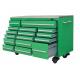Powder Coat Steel Rolling Tool Trolley with 16 Drawers and Stainless Countertop