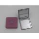 Colorful Faux Leather Travel Square Makeup Mirrors with Iron Tower