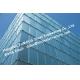 Double Silver Low-E Coating Film Glazed Stick-built System Glass Façade Curtain Wall Office Buildings