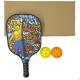 Hard EVA Pickle Ball Paddle Pp Honeycomb Core Fiberglass Pickleball Racquet