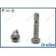 Pan Head Allen Socket Head Self Drilling Screws Stainless Steel 18-8/316/410