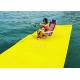 Yellow Inflatable Water Games Sea Pool EVA Floating Mat