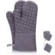 ISO Kitchen Baking Tools Heat Resistant Oven Baking Mitts With Towels And Cushion