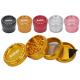 63mm Four Layer Premium Herb Grinder Aluminum Alloy 133g Light Weight