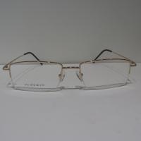 135mm Optical Eyewear Frames Rectangular Unisex Half Rim Reading Glasses