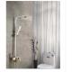 Rainfall Bathroom Shower Head Set Thermostatic Control Complete Brass