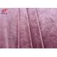 Shiny Soft Polyester Spandex Pink Velvet Fabric Korean Fleece Fabric For Dress