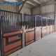 Secure Easy Install Free Standing Horse Stall Panels Bamboo Wood Interlock Stable Boxes