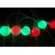 PVC Material RGB LED Pixel Ball 0.028 Amps Full Color 25 Triklits Addressable