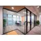 Modern indoor glazed office partition wall demountable wall double glass with quality door