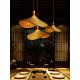 Wooden Weaving Bamboo Pendant lights Handmade Bamboo Straw hat retro Chandelier(WH-WP-45)