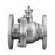 Stainless Steel 2PC Flange Type High Platform Ball Valve Q41F-150LB for Petrochemical