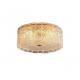Modern Round Copper Ceiling Light Fixture For Dining Doom Living Room Surface Mounted Glass Chandelier Light Ceiling Light