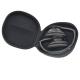Black Small Headphone Case , Shockproof Headphone Cover Case Solid Container